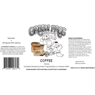 Green Frog Distillery Coffee Flavored Corn Whiskey